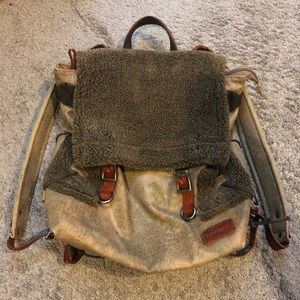 Bed Stu Jackson Hole Style Sherpa Distressed Back Pack